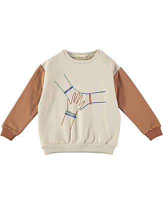 BabyClic Felpa Maniche Lunghe - Together - Cotone Biologico Felpe
