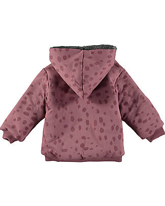 BabyClic Giacca con Cappuccio - Prints Grape - Jersey di Cotone Bio Giacche