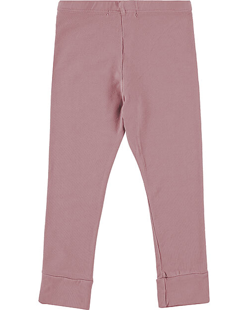 BabyClic Leggings - Grape - con Vita Elasticizzata - Cotone Bio Leggings