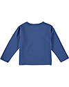 BabyClic Maglia Maniche Lunghe - Sunrise - Blu Elettrico - 100% Jersey di Cotone Bio Maglie Manica Lunga