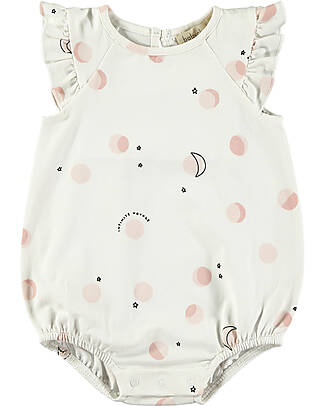 BabyClic Pagliaccetto - Cotone Biologico - Luna Pink Tutine Corte