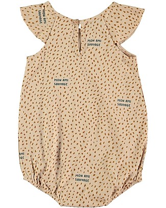 BabyClic Pagliaccetto - Sauvage - Rosa - 100% Jersey di Cotone Biologico Tutine Corte