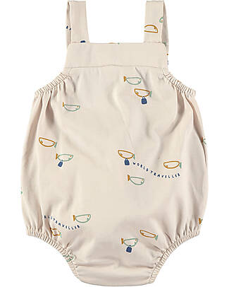 BabyClic Pagliaccetto Senza Maniche - Cotone Biologico - Sea Tutine Corte