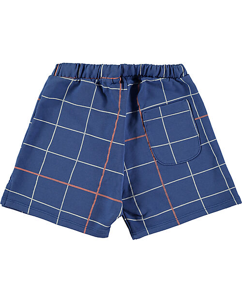 BabyClic Pantaloncini Corti - Con Coulisse In Vita - Grid Klein Pantaloni Corti