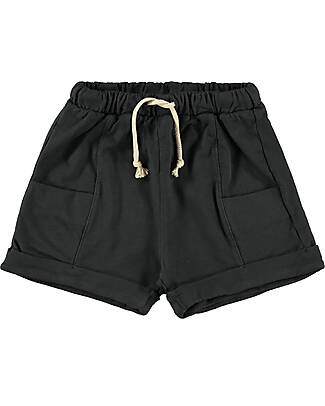 BabyClic Pantaloni - Con Coulisse In Vita - Anthracite Pantaloni Corti