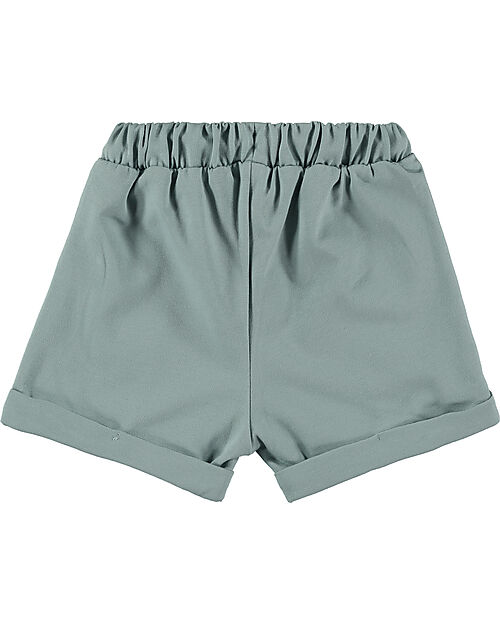 BabyClic Pantaloni Corti - Con Coulisse In Vita - Verdi Pantaloni Corti