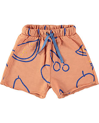 BabyClic Pantaloni Corti - Frutta - 100% Cotone Biologico Pantaloni Corti