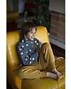 BabyClic Pantaloni da Tuta - con Coulisse - Say Cheese - Curry - Cotone Bio Pantaloni Lunghi