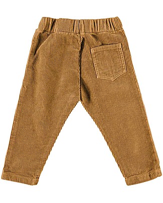 BabyClic Pantaloni in Velluto a Coste - Robin Curcuma - Cotone bio Pantaloni Lunghi