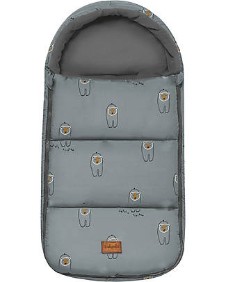 BabyClic Sacco Universale Oslo - Arctic - 35x74x7cm - Carrozzina e Gruppo 0 Sacchi Passeggino