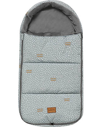 BabyClic Sacco Universale Oslo - Sauvage Mint - 35x74x7cm - Carrozzina e Gruppo 3 Sacchi Passeggino