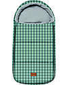 BabyClic Sacco Universale Oslo - verde - Vichy - 35x74 cm - TOG 4,5 - Ovetto/Navicella e Gruppo 0 Sacchi Passeggino
