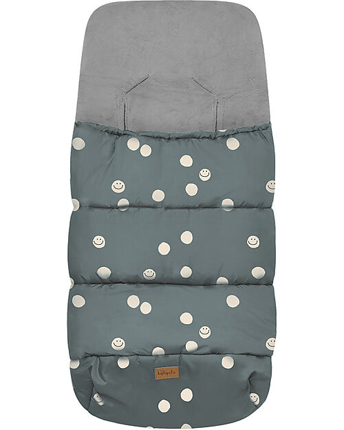 BabyClic Sacco Universale Passeggino Iceberg - Happy Petrolio - TOG 4,5 - 90x41,5 cm Sacchi Passeggino