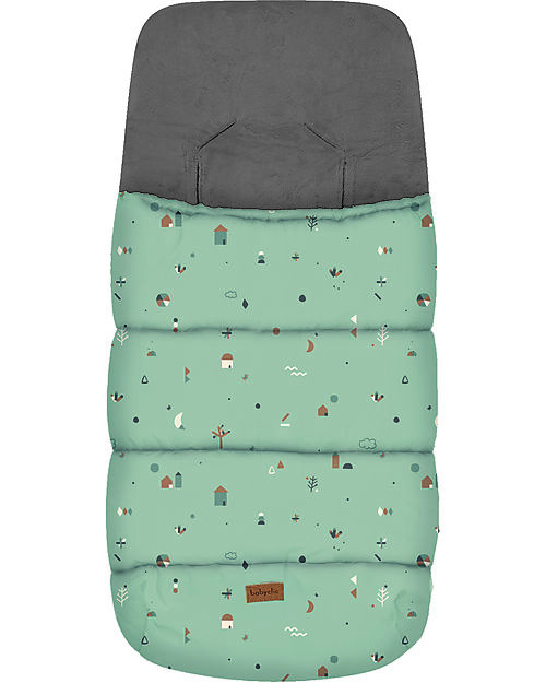 BabyClic Sacco Universale Passeggino Iceberg - Verde Foresta - TOG 4,5 - 90x41,5 cm Sacchi Passeggino