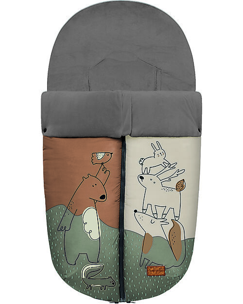 BabyClic Sacco Universale Passeggino Nanouk - Animali - TOG 4,5 - 97x46cm Sacchi Passeggino