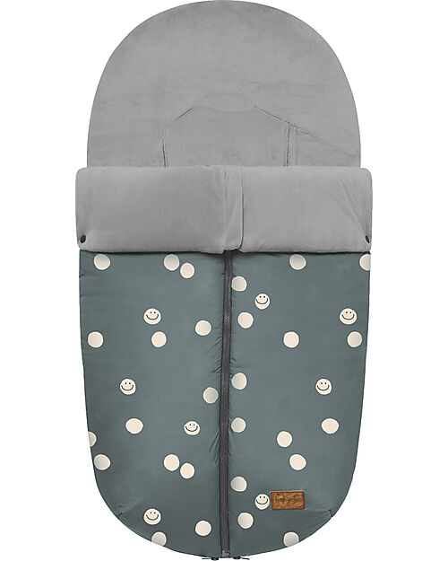 BabyClic Sacco Universale Passeggino Nanouk - Happy Petrolio - TOG 4,5 - 97x46cm Sacchi Passeggino