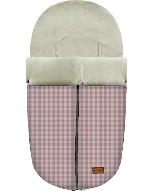 BabyClic Sacco Universale Passeggino Nanouk - Rosa - Vichy - TOG 4,5 - 97x46cm Sacchi Passeggino