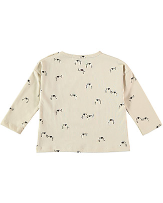 BabyClic T-Shirt Maniche Lunghe - Elefanti - 100% Cotone Bio Maglie Manica Lunga