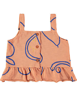 BabyClic Top con Spalline - Frutta - 100% Jersey di Cotone Biologico T-shirt