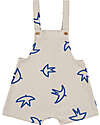 BabyClic Tutina Corta Salopette - Cotone Biologico - Fly Tutine Corte