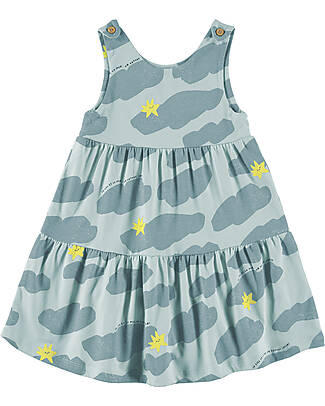 BabyClic Vestito- 100% Jersey Di Cotone Biologico - Ciel Agua Vestiti_
