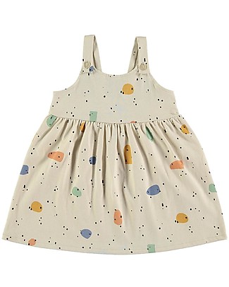 BabyClic Vestito a Canotta + Culotte - Forme - 100% Jersey di Cotone Biologico Vestiti_