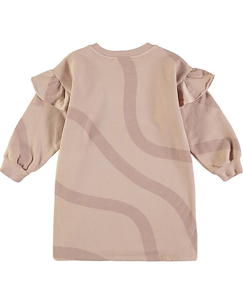 BabyClic Vestito con Voulant - Rosa Antico Vestiti_