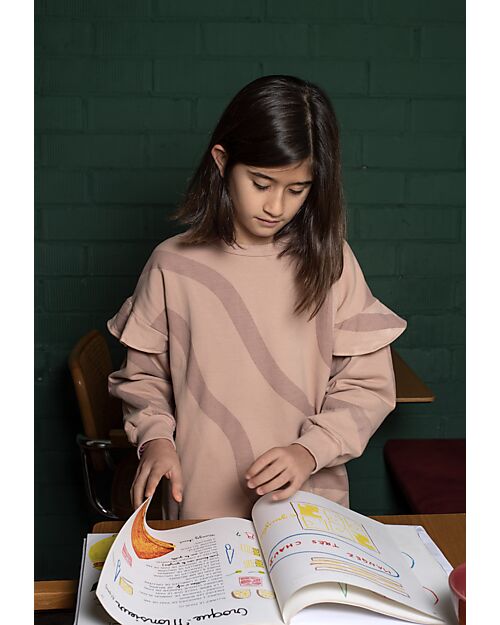 BabyClic Vestito con Voulant - Rosa Antico Vestiti_