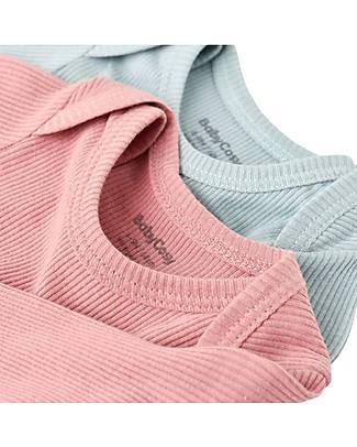 Babycosy Set 2 Body Manica Lunga - Rosa Blush - 100% Cotone Bio GOTS Body Manica Lunga