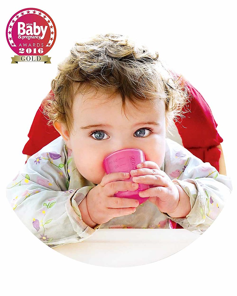 Babycup Prima Tazza Bimbi 0-36 mesi - Set 4 Pezzi Rosa - Premiato da  Ostetriche e Dentisti unisex (bambini)