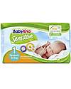 Babylino Pannolini Babylino Sensitive - L'unico certificato Oeko-Tex 100 - Super Assorbenti! Pannolini Eco