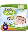 Babylino Pannolini Babylino Sensitive - L'unico certificato Oeko-Tex 100 - Super Assorbenti! Pannolini Eco