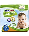 Babylino Pannolini Babylino Sensitive - L'unico certificato Oeko-Tex 100 - Super Assorbenti! Pannolini Eco
