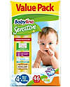 Babylino Pannolini Babylino Sensitive Value Pack - L'unico certificato Oeko-Tex 100 - Super Assorbenti e Ultra Sottili! Pannolini Eco