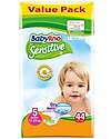 Babylino Pannolini Babylino Sensitive Value Pack - L'unico certificato Oeko-Tex 100 - Super Assorbenti e Ultra Sottili! Pannolini Eco