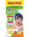 Babylino Pannolini Babylino Sensitive Value Pack - L'unico certificato Oeko-Tex 100 - Super Assorbenti e Ultra Sottili! Pannolini Eco