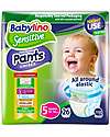 Babylino Pannolini Mutandina Babylino Sensitive con Tecnologia 360° di Elasticità - Certificato Oeko-Tex 100! Pannolini Eco