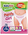 Babylino Pannolini Mutandina Ecologici Sensitive - Bambina (Tg 5 o 6 anni)  - Gli Unici Certificati Oeko-Tex Standard 100! Pannolini Eco
