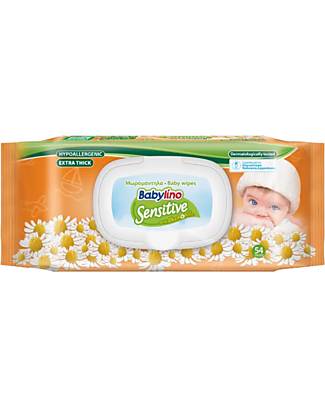 Babylino Pannolini Mutandina Sensitive + Salviettine Delicate alla Camomilla Pannolini Eco