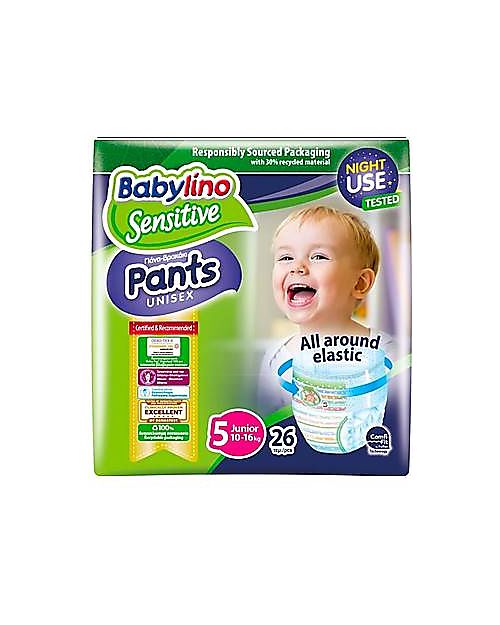 Babylino Pannolini Mutandina Sensitive  + Salviettine Delicate alla Camomilla Pannolini Eco