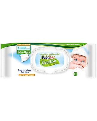 Babylino Salviettine Senza Fragranza 54 pz - Estratto di Arnica e Camomilla Salviette Bimbo