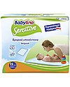 Babylino Traversine Sensitive 82x60 15 Pz - Massima Assorbenza - Certificate Oeko-Tex 100! Pannolini Eco