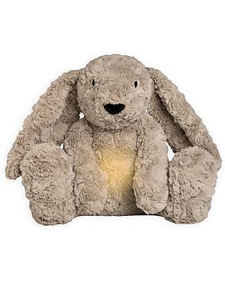 Baby's Only Cuddly Rabbit Plush Bibi - with White Noise, Lullabies, and Night Light - Taupe - with Cry Detection - From birth Soft Toys