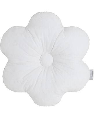 Baby's Only Cuscino Fiore Calm - Bianco - Cotone Cuscini Arredo
