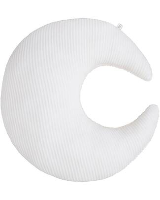 Baby's Only Cuscino Luna Sense - Bianco - Velluto a Coste - 45x40 cm Cuscini Arredo