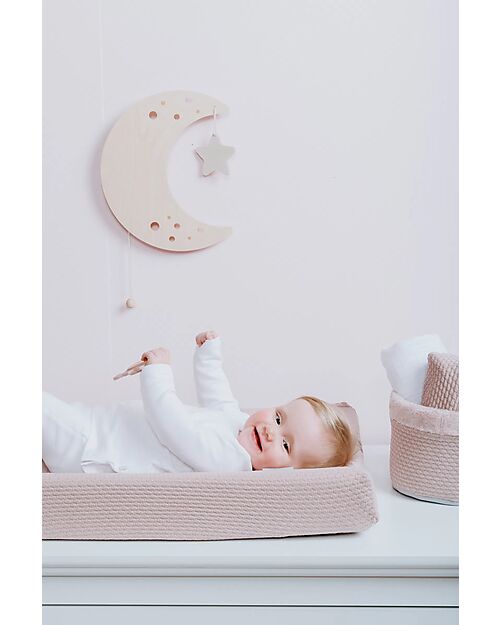 Baby's Only Lampada da Parete in Legno - Luna Wonder - Marrone - 30x25 cm Lampade da Parete