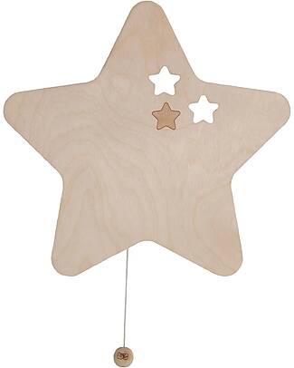 Baby's Only Lampada da Parete in Legno - Star Wonder - Marrone Lampade da Parete