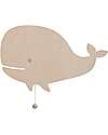 Baby's Only Lampada da Parete in Legno - Whale Wonder - Marrone Lampade da Parete