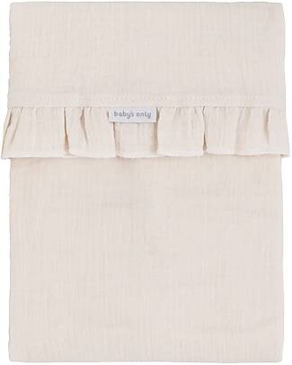 Baby's Only Lenzuolo per Culla Calm con Volant - Beige - 80x100 cm - 100% Cotone Giochi per Neonati_