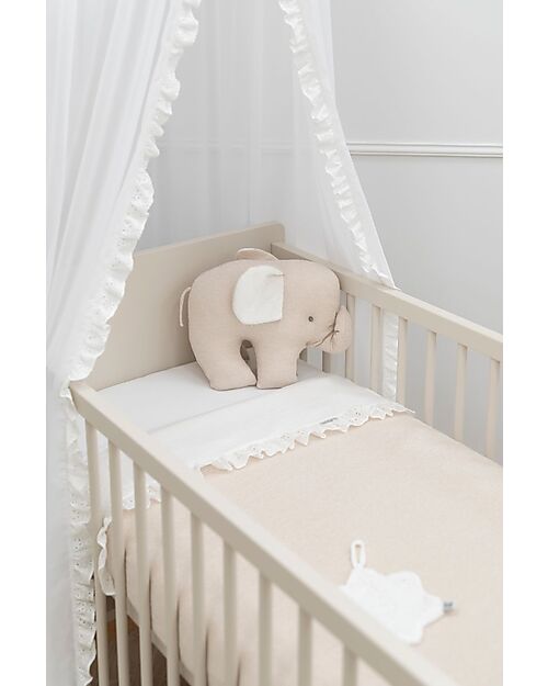 Baby's Only Lenzuolo per Lettino Calm - Bianco - 120x150 cm - 100% Cotone Lenzuola e Federe